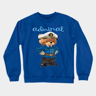 ADMIRAL CAPTAIN BEAR Crewneck Sweatshirt